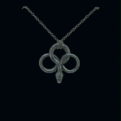Aei - Trefoil snake necklace